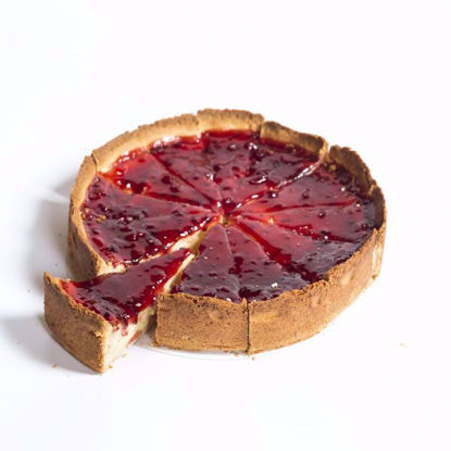 Afbeeldingen van Cheesecake -halve taart, 6 punten