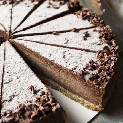 Afbeeldingen van Vegan chocoladetaart glutenarm