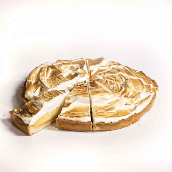 Afbeelding van Citroenmeringue taart - halve taart 6 punten