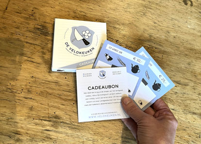 Afbeeldingen van Cadeaubon t.w.v. 10, 25 en 50 euro