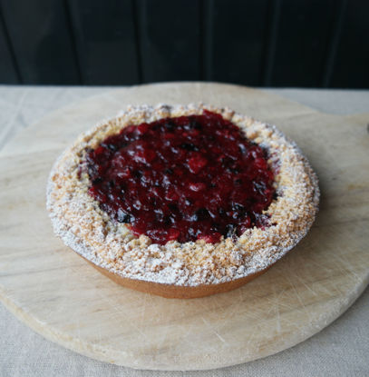 Afbeeldingen van Cranberrytaart